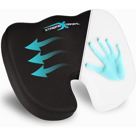 Xtreme Comforts Coccyx Seat Cushion — 18